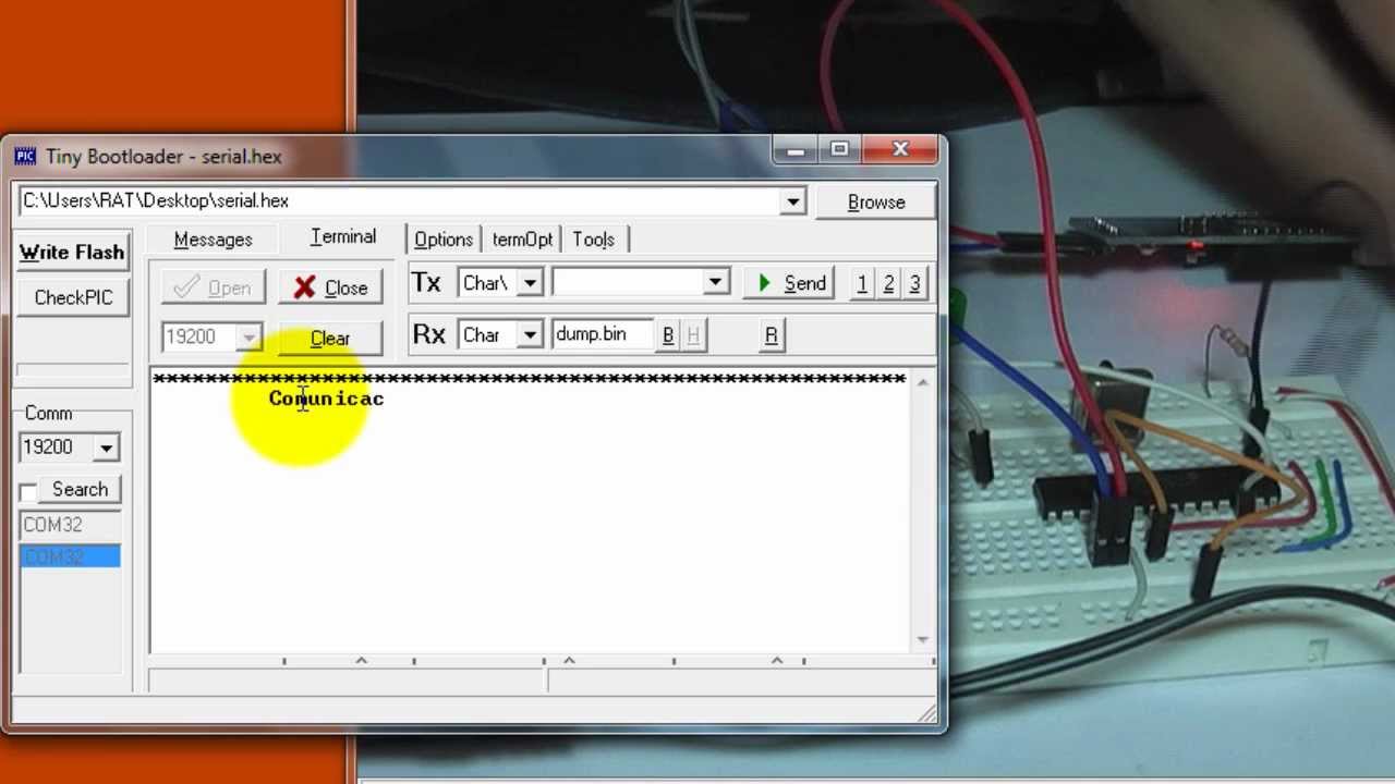 Microchip pic serial bootloader